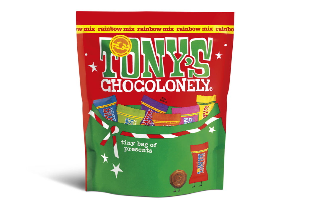 Tony's Tiny Chocolonely Christmas Pouch 135g