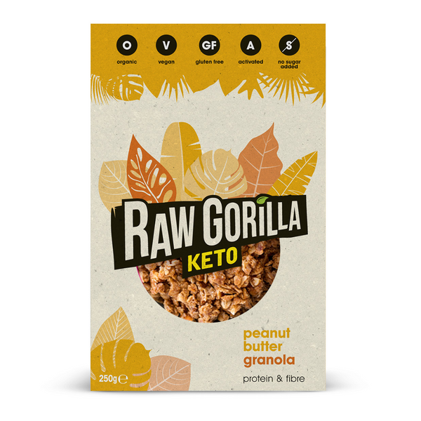 Raw Gorilla KETO Peanut Butter Granola 250g