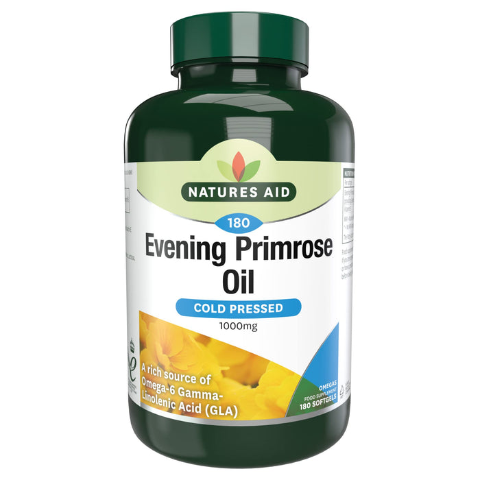 Natures Aid Evening Primrose Oil 1000mg 180 Softgels