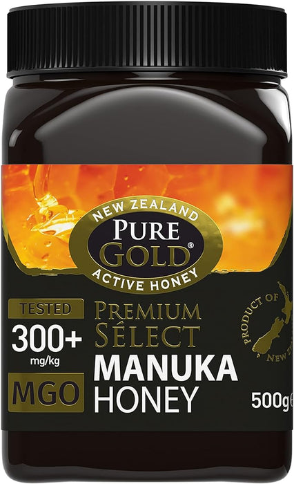 Pure Gold Manuka Honey 300+ MGO 500g