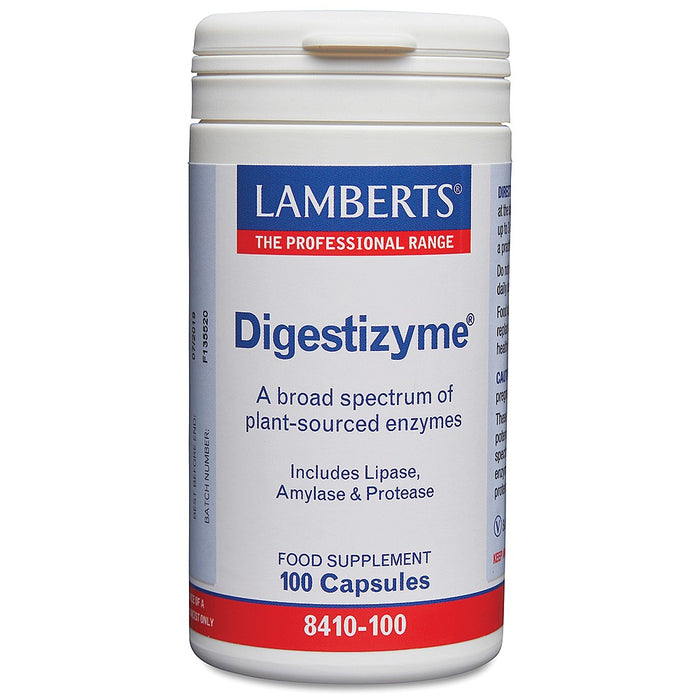 Lamberts Digestizyme (Plant-Sourced Enzymes) 100 Tabs