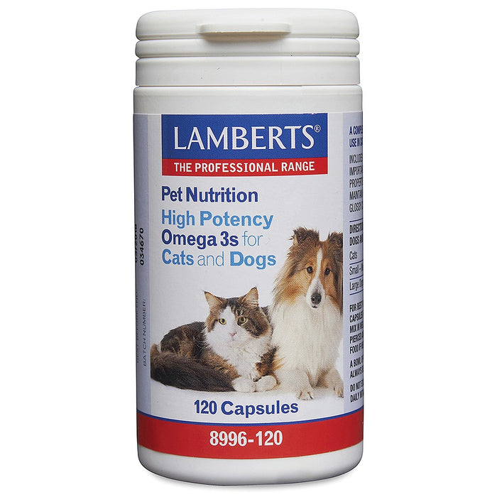 Lamberts High Potency Omega 3 For Cats And Dogs 120 Capsules