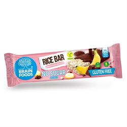 Brain Foods Rice Bar Banana 18g