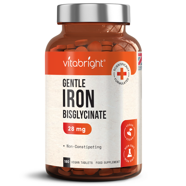 Vitabright Iron Bisglycinate - 28mg 180 Tablets