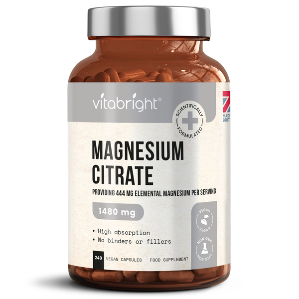 Vitabright Magnesium Citrate 1480mg 240 Capsules