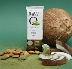 RawQ Coconut Spirulina Almond Bar 40g