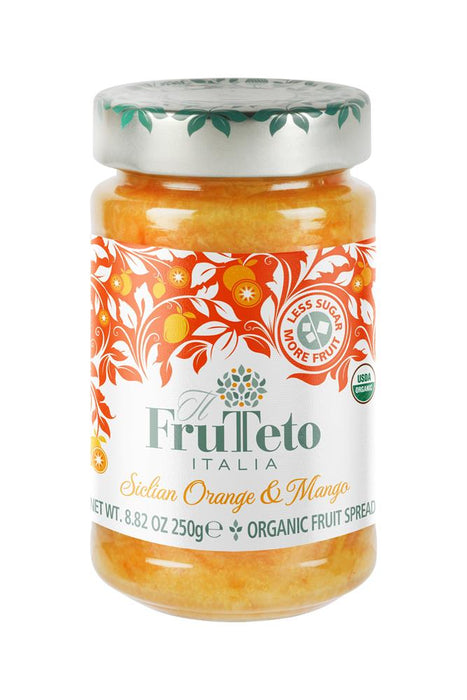 FruTeto Italia Organic Orange & Mango Spread 250g