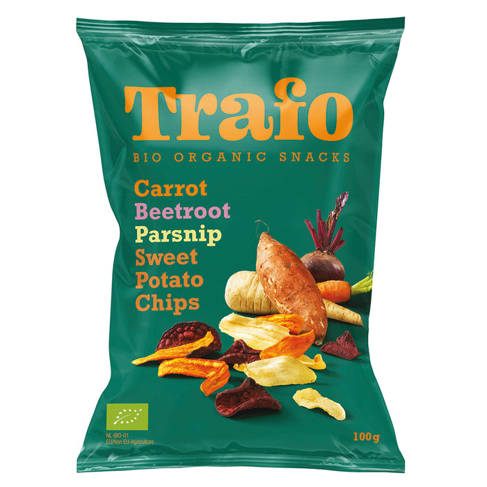 Trafo Organic 4 Vegetable Crisps 100g