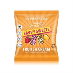 Savvy Fruits & Cream Sweets 50g