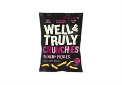 Well and Truly Punchy Pickles Crunchies Snack 100g