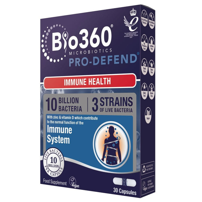 Natures Aid Bio360 Pro-DEFEND (10 Billion Bacteria) 30 Capsules