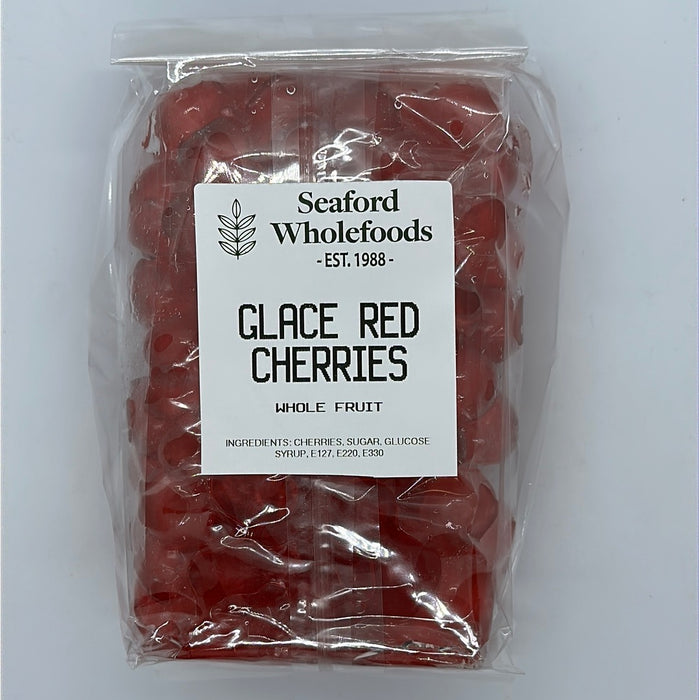 Seaford Wholefoods Glace Red Cherries 500g