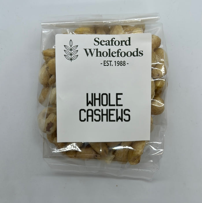 Seaford Wholefoods Whole Cashews 125g