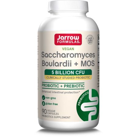 Jarrow Formulas Saccharomyces Boulardii + MOS 90 Capsules