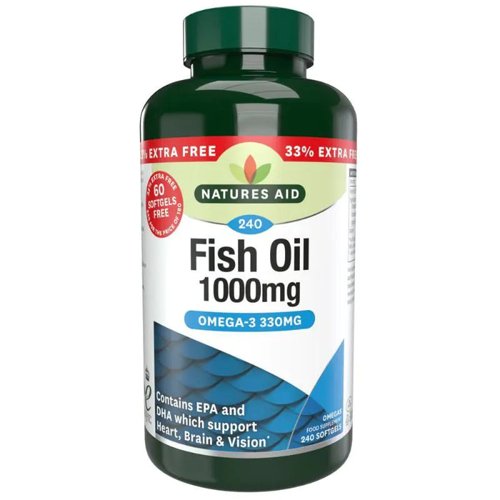Natures Aid Fish Oil 1000mg 240 Softgels