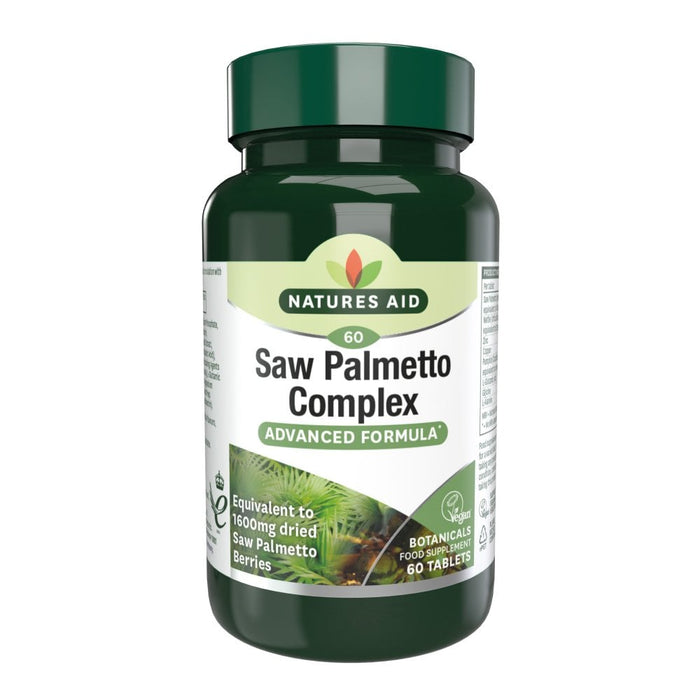 Natures Aid Saw Palmetto Complex 60 Tablets