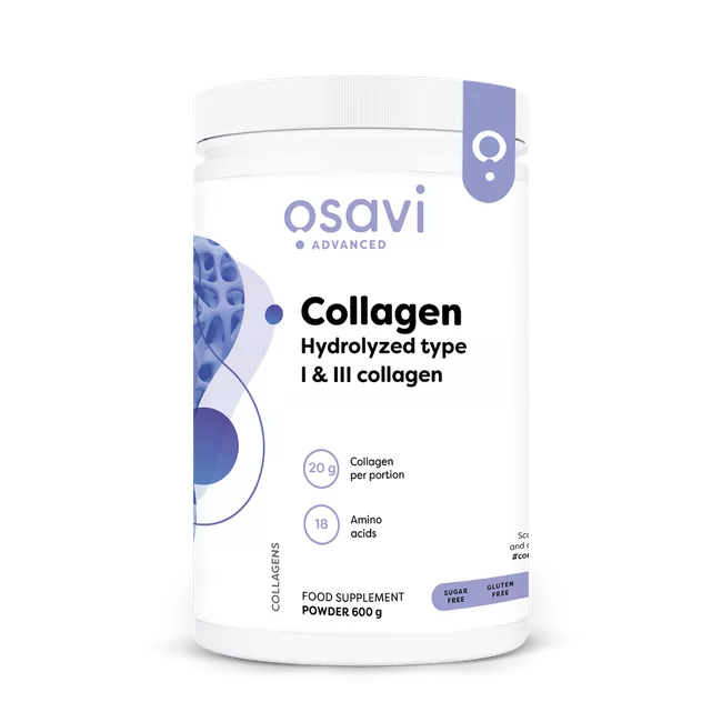 Osavi Collagen, Hydrolyzed type I & III collagen 600g