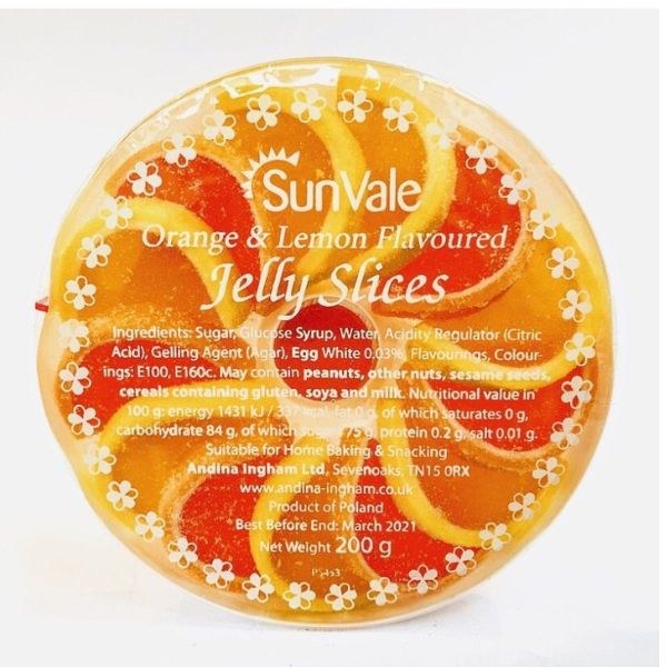 Sunvale Orange & Lemon Slices 200g