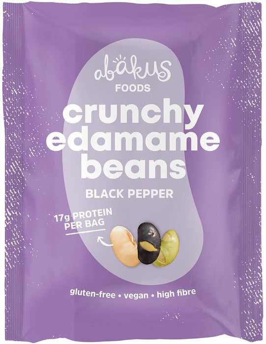 Abakus Foods Edamame Beans, Black Pepper 45g