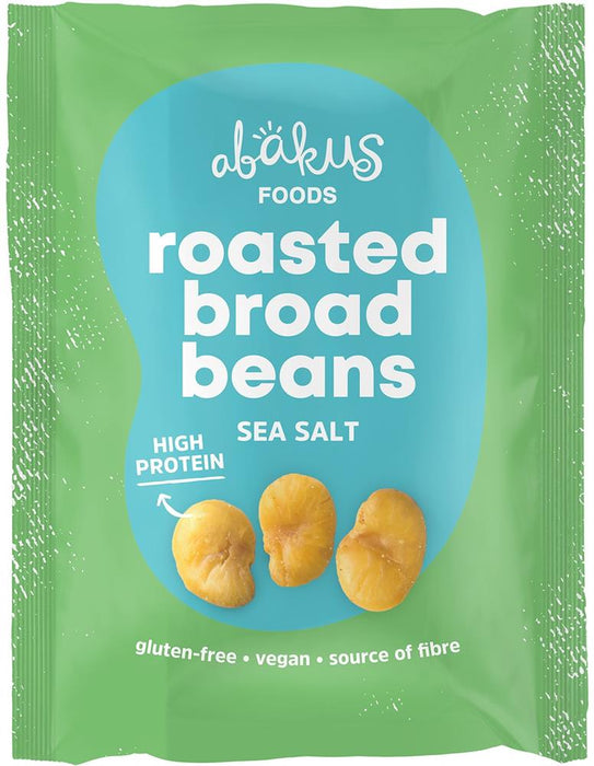 Abakus Foods Roasted Broad Beans, Sea Salt 45g