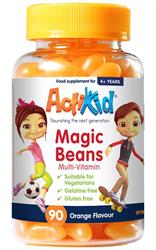 Actikid Magic Beans Multi-Vit Orange 90 Gummies