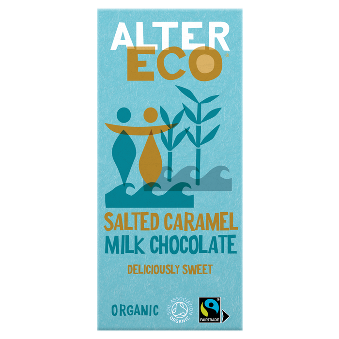 AlterEco Milk Chocolate Salted Caramel 100g