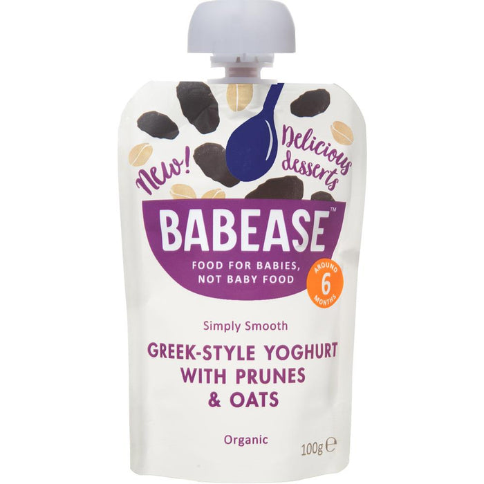 Babease Org Greek-Style Yoghurt Prunes 100g