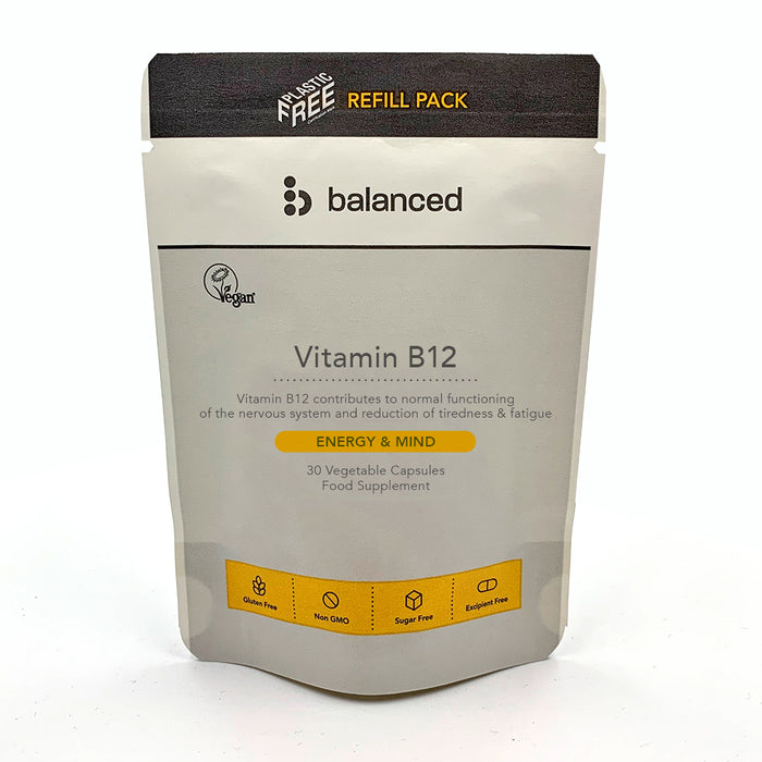 Balanced Vitamin B12 Refill Pouch 30 capsule