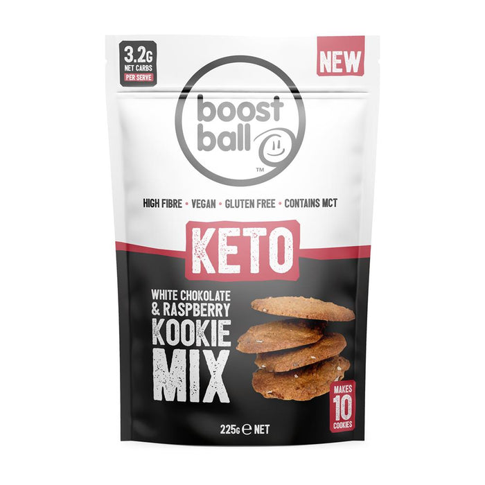 Boostball White Choc & Raspb Kookie Mix 225g