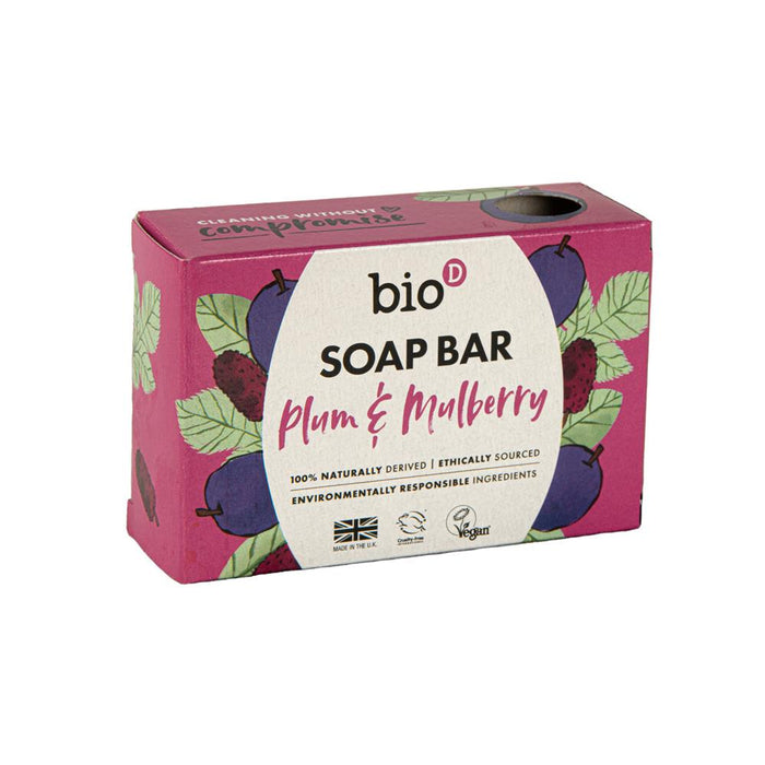 Bio-D Plum & Mulberry Soap Bar