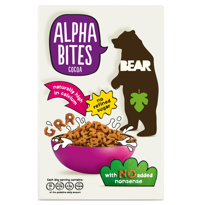 BEAR BEAR Alphabites Cocoa 350g