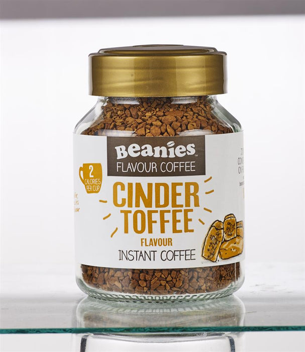 Beanies Coffee Cinder Toffee Instant Coffee 50g