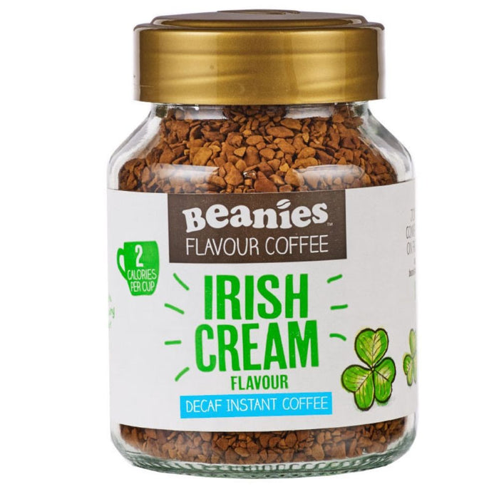 Beanies Coffee Irish Cream Flav Coffee Decaff 50g