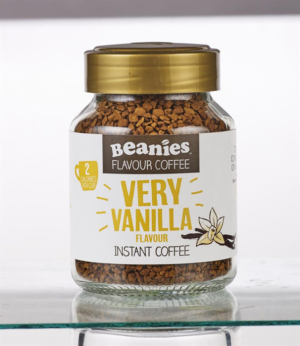 Beanies Coffee Vanilla Flavour Instant Coffee 50g