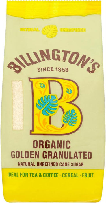 Billingtons Org Golden Granulated Sugar 500g