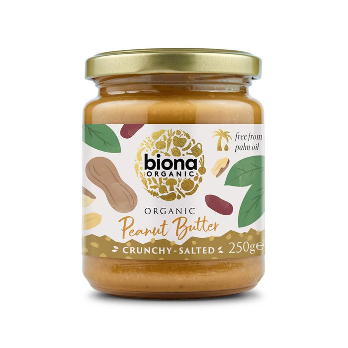 Biona Peanut Butter Crunchy & Salty 250g