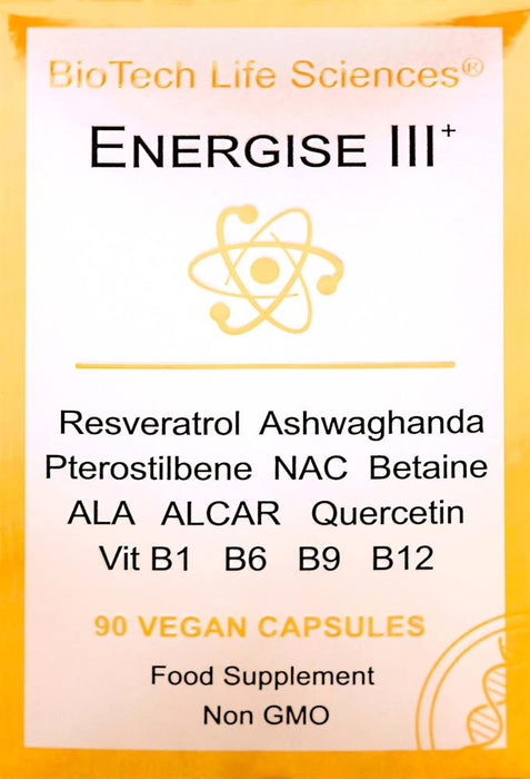 BioTech Life Sciences Energise 3 Midday Boost AntiOx 90 capsule