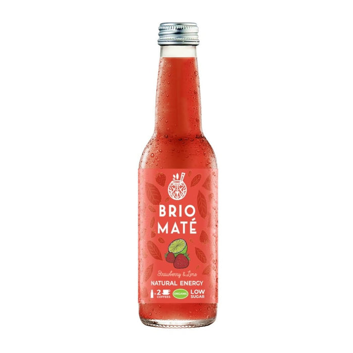 Brio Mate Strawberry & Lime Yerba Mate 330ml