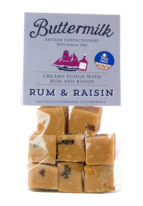 Buttermilk Rum & Raisin Fudge 175g