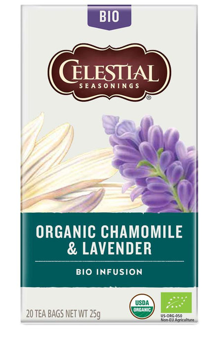 Celestial Seasonings Org Chamomile & Lavender Tea 20bag