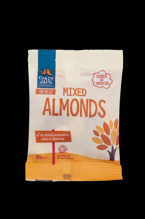 Crazy Jack Organic Mixed Almonds 30g