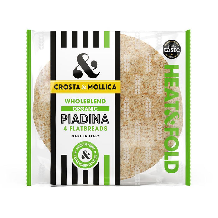 Crosta and Mollica Organic Wholeblend Piadina 300g