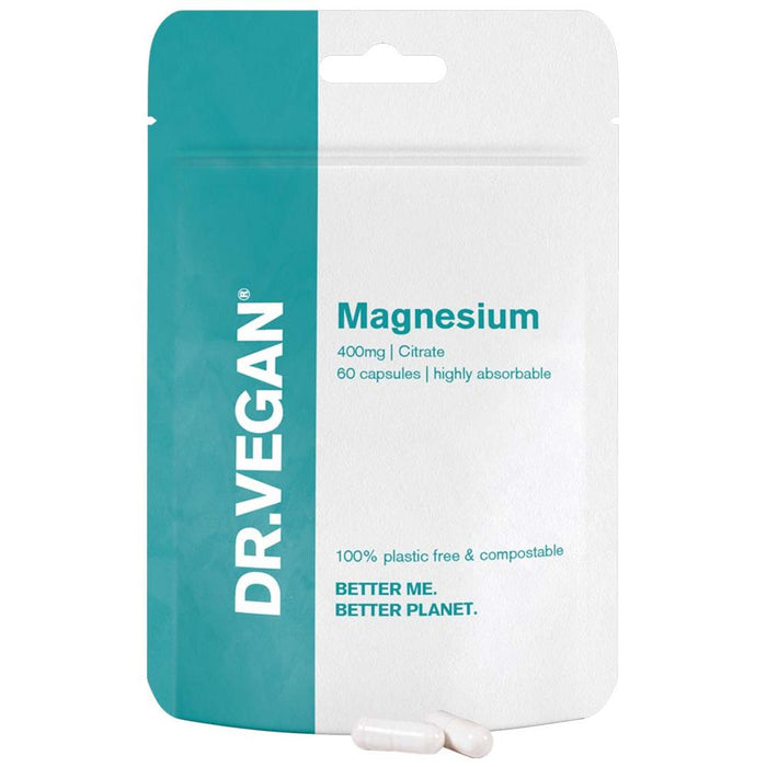 Dr Vegan Magnesium 400mg 60 Capsules
