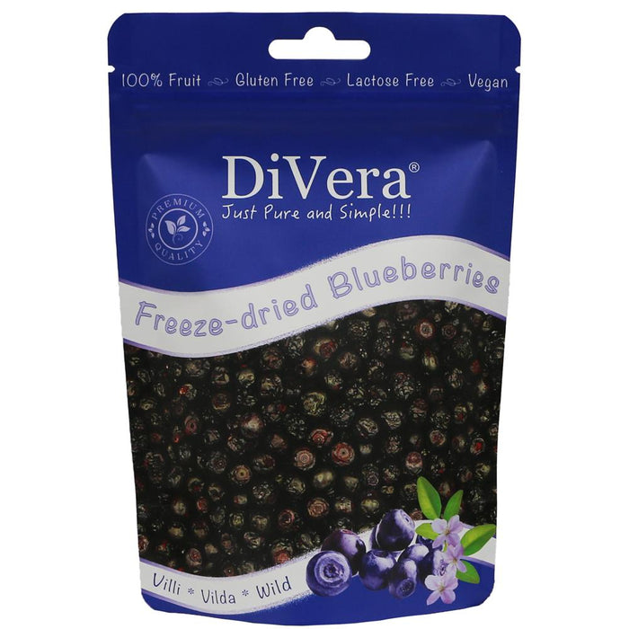 DiVera Wild Blueberries Freeze-Dried 30g