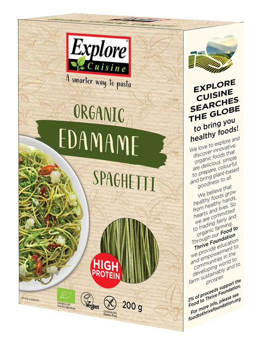 ExploreCuisine Edamame Bean Spaghetti Shape 200g
