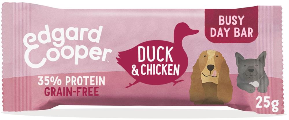 Edgard and Cooper Dog Busy Day Bar Duck &Chicken 25g