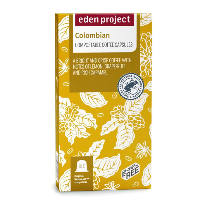 Eden Project EP Compostable Colombia caps 10 capsule