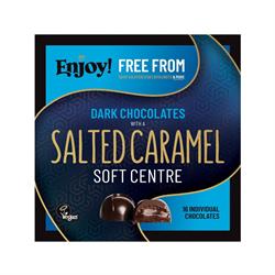 Enjoy Dark Choc Salt Caramel Soft Centres 144g