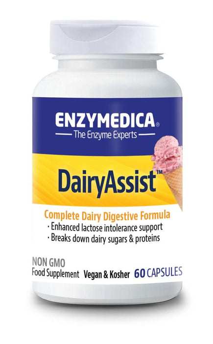 Enzymedica Dairy Assist Dual action 60 capsule