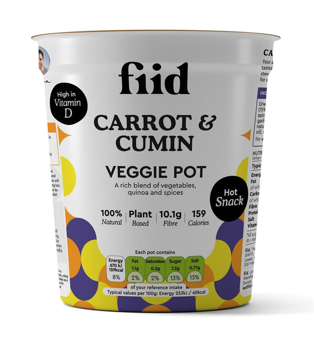 Fiid Carrot & Cumin Veggie Pot 50g